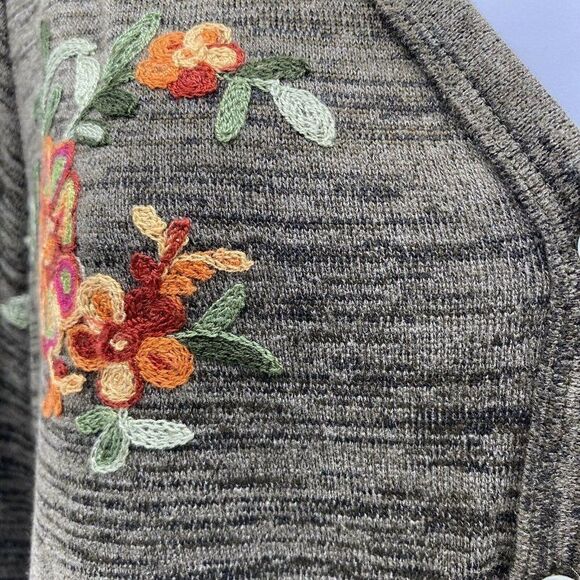 Fig & Flower Anthropologie Button down cardigan fl - Picture 3 of 6